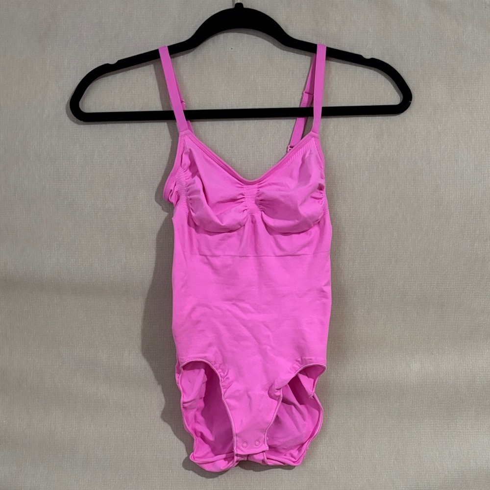 Skims Hot Pink Shape-wear Bodysuit